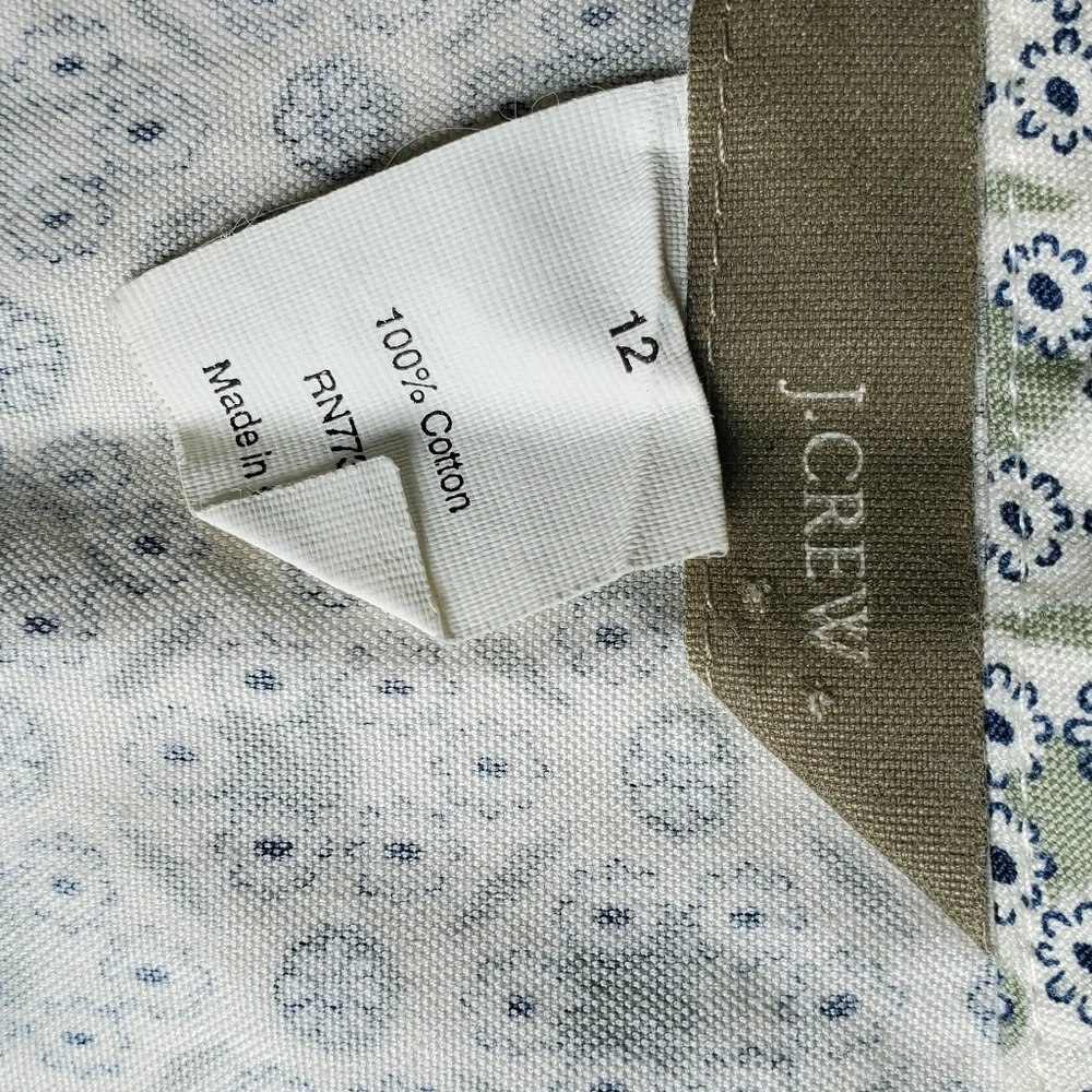 J. CREW Side Zip fitted skirt. Sz 12